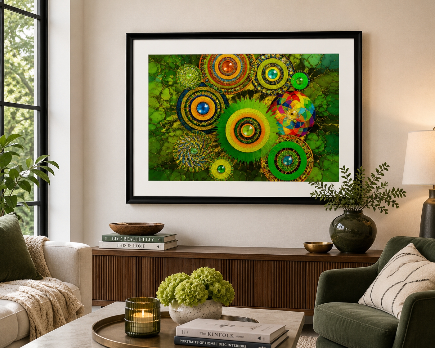 Cosmic Energy Hand-Signed and Numbered Limited Edition Framed Canvas by Robert M. Swedroe