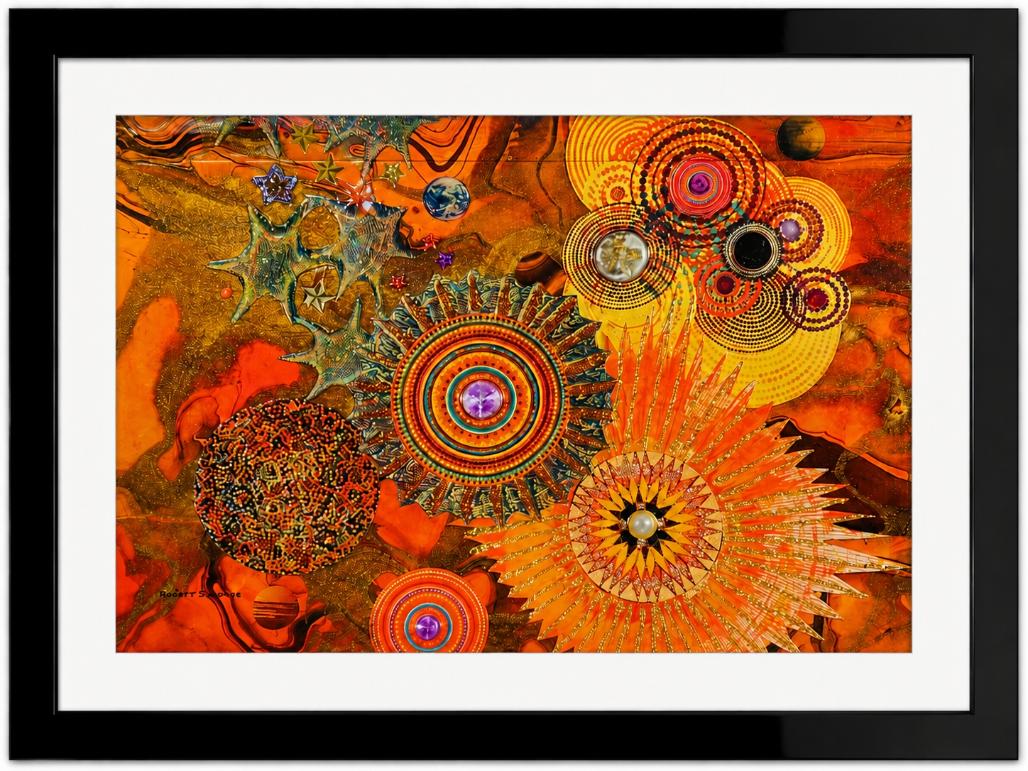 Cosmic Firestorm - Limited Edition Canvas