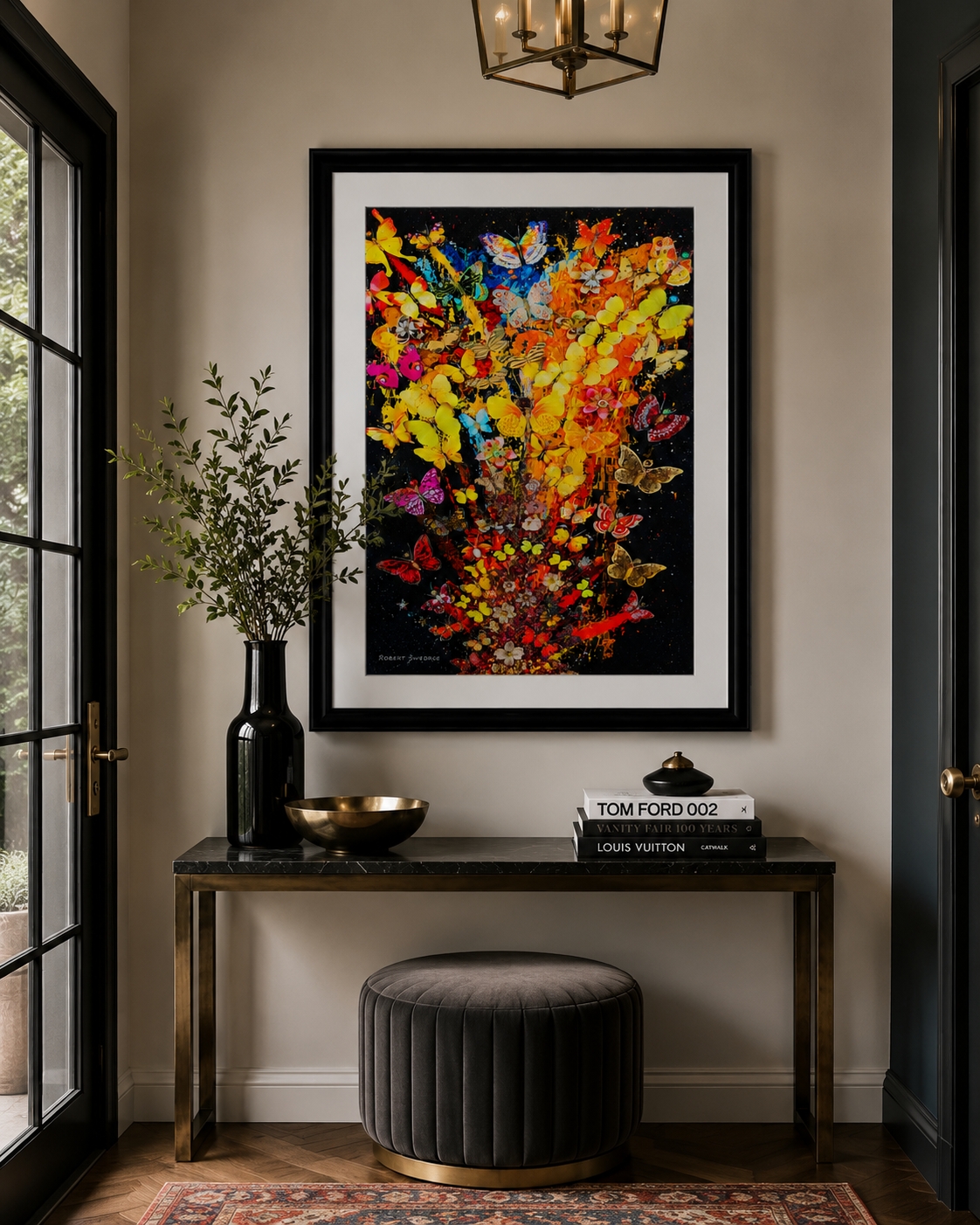 Feu D’Artifice Papillon – Limited Edition Canvas in Use