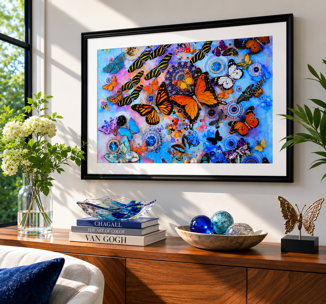 Flight of the Butterflies by Robert Swedroe – Dining Room Display