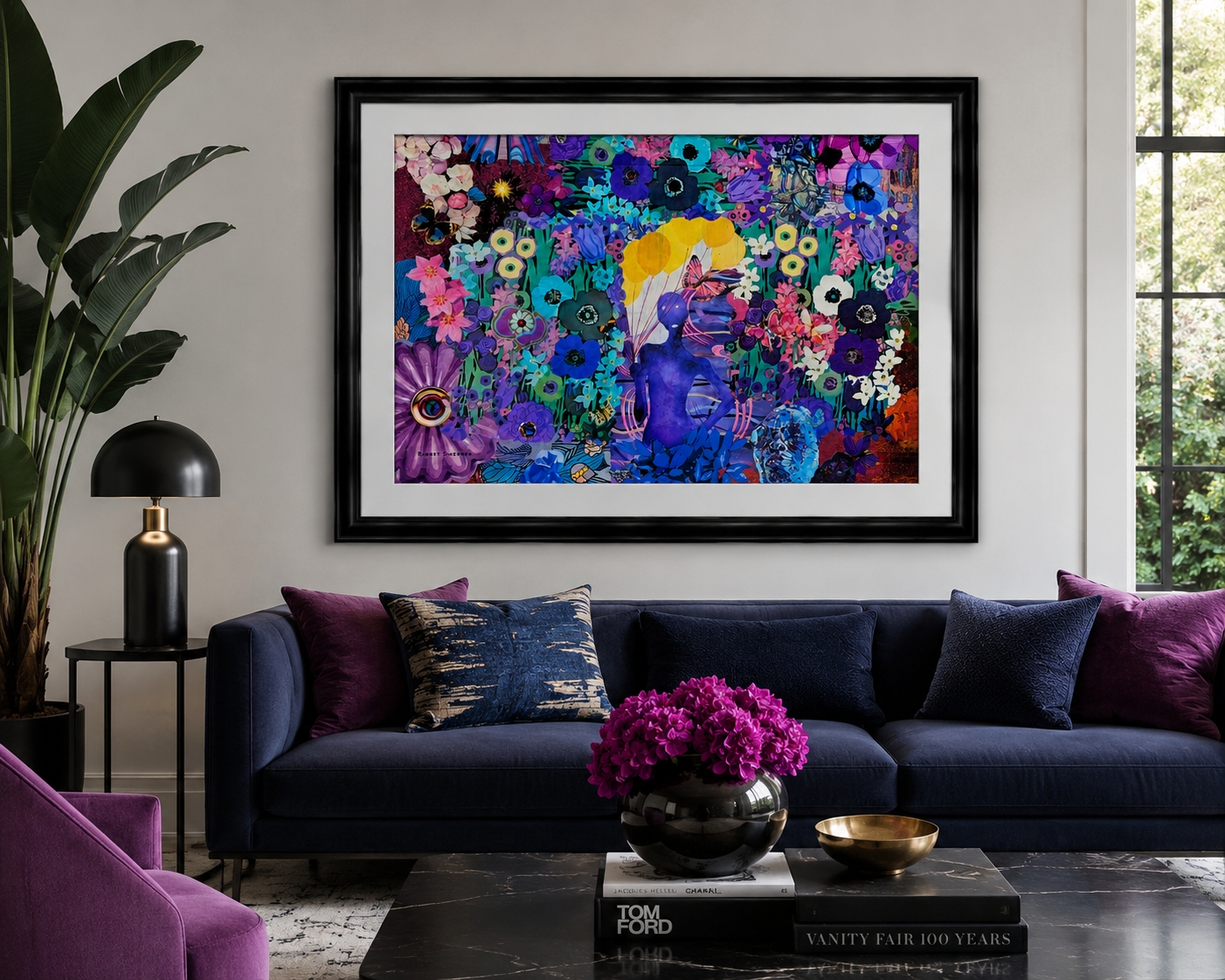 Mood Indigo by Robert M. Swedroe – Luxury Living Room Display