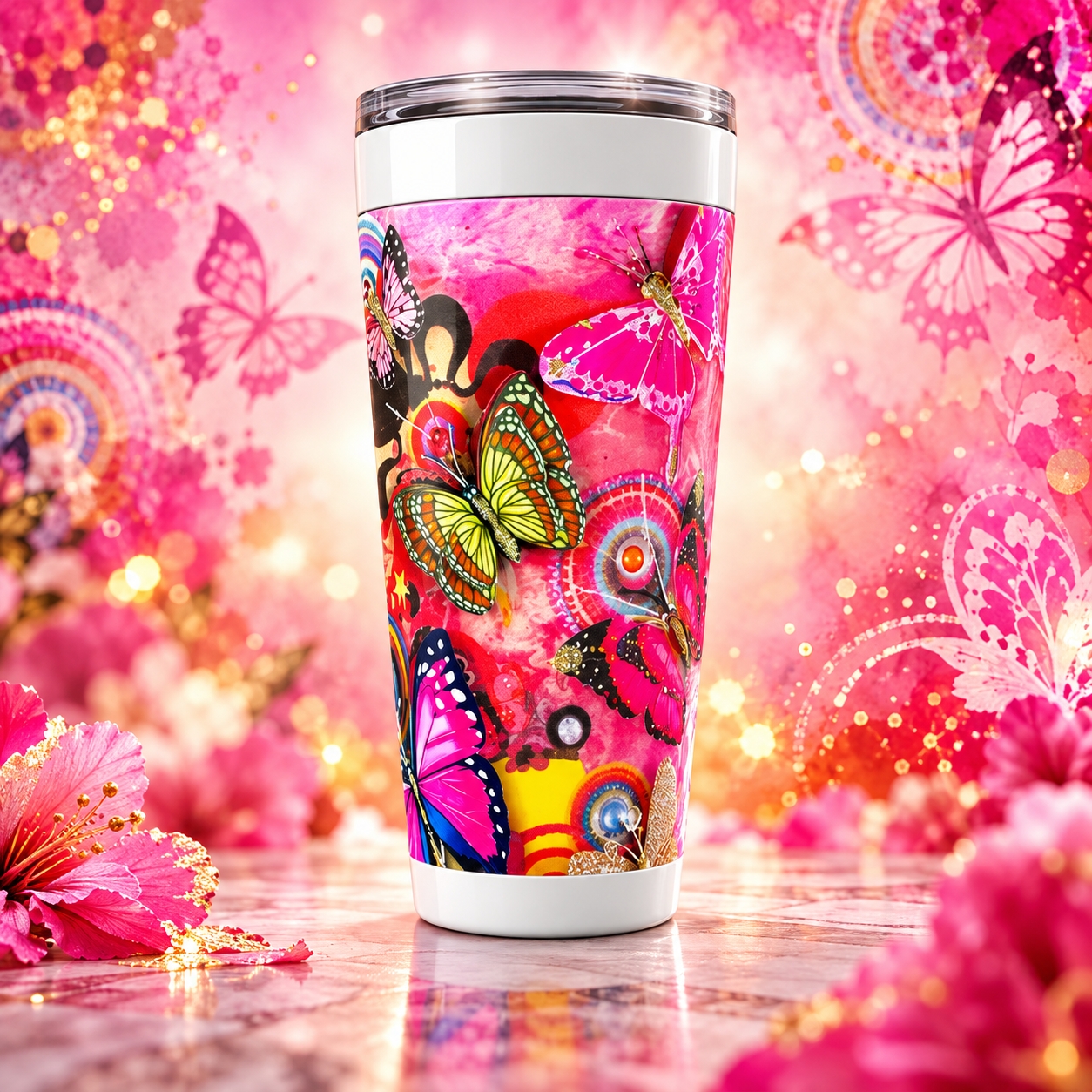 Butterfly Angels Viking Tumblers by Robert Swedroe Ad_min